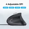 Equip 245118 vertikali ergonominė pelė, dešinei rankai, USB-A, optinė, 3200 DPI