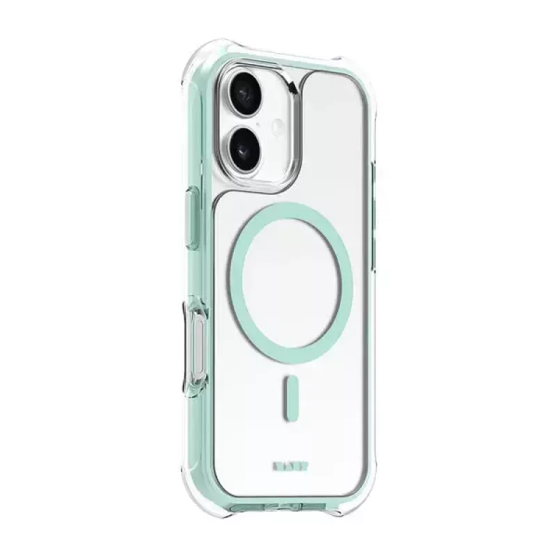 LAUT AERO PROTECT dėklas iPhone 17, mėtų permatomas