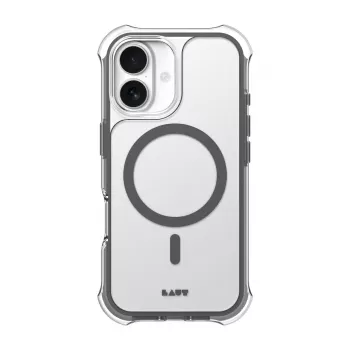 Dėklas LAUT AERO PROTECT iPhone 17 pilkai permatomas 16 cm