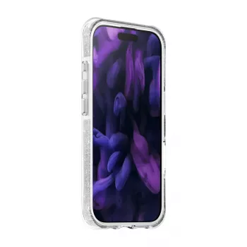 Dėklas LAUT AERO SPARKLE iPhone 17 16 cm sidabrinis permatomas
