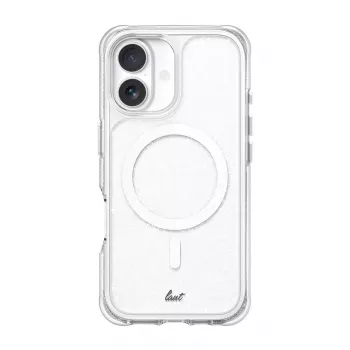 Dėklas LAUT AERO SPARKLE iPhone 17 16 cm sidabrinis permatomas