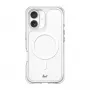 Dėklas LAUT AERO SPARKLE iPhone 17 16 cm sidabrinis permatomas