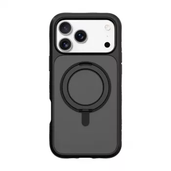 LAUT Carbon Matter dėklas iPhone 17 Pro telefonui, su MagSafe palaikymu, Midnight