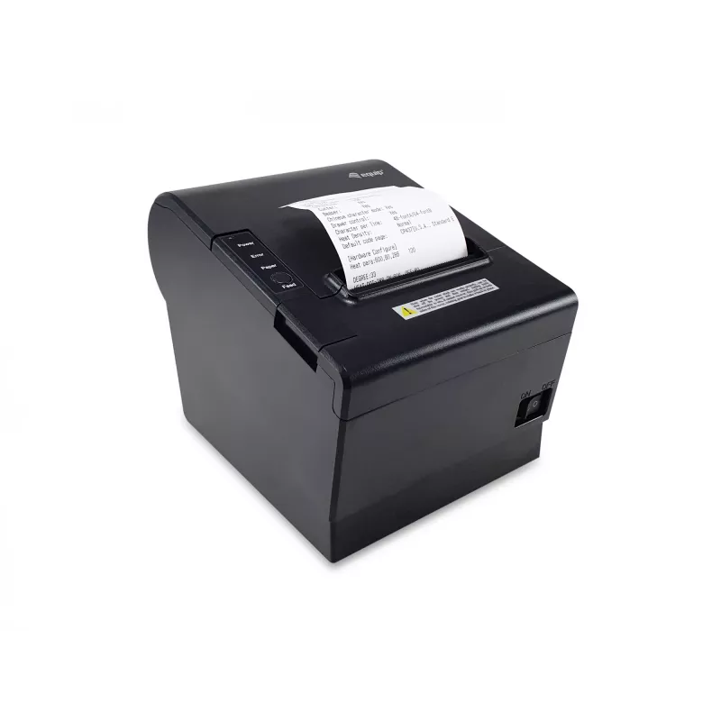 Terminis kvitų spausdintuvas EQUIP 58/80mm su automatiniu pjaustytuvu, USB/Ethernet/Serial, stalčiui, 203x203 DPI
