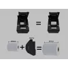 Terminis kvitų spausdintuvas EQUIP 58/80mm su automatiniu pjaustytuvu, USB/Ethernet/Serial, stalčiui, 203x203 DPI