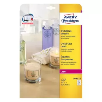 Lipnus etiketės Avery L7782-25 suapvalintas stačiakampis