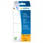 HERMA ištisinės sulankstomos adresų etiketės 67x37 mm balto popieriaus 250 vnt.