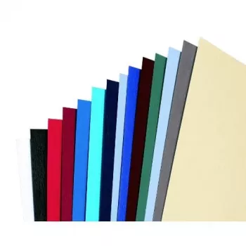 GBC Įrišimo viršeliai LeatherGrain A4 250gsm, mėlyni
