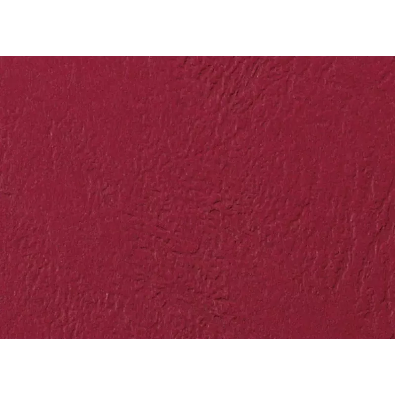 GBC LeatherGrain įrišimo viršeliai 250gsm A4 tamsiai raudoni (100 vnt.)