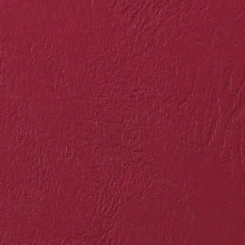 GBC LeatherGrain įrišimo viršeliai 250gsm A4 tamsiai raudoni (100 vnt.)