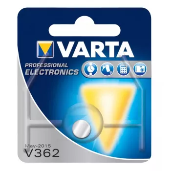 Vienkartinė baterija Varta V362 (sidabro oksidas, 1,55 V)