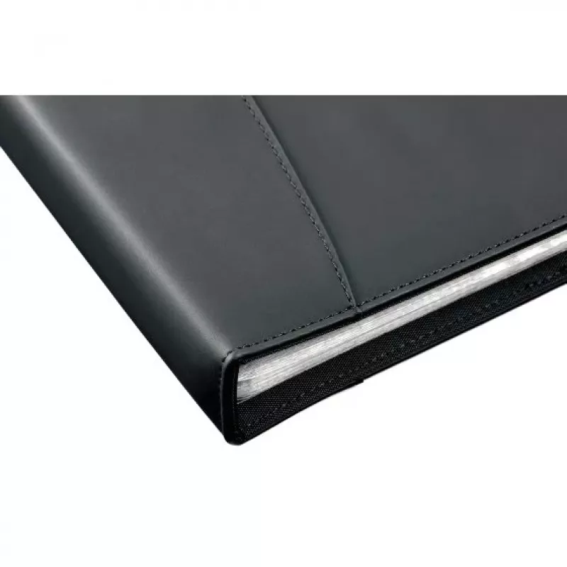 Rexel Soft Touch Smooth A4 aplankalas su 36 kišenėmis, juodas