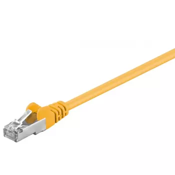 RB-LAN Cat5e F/UTP (FTP) 1,5 m tinklo laidas, RJ-45 į RJ-45, geltonas