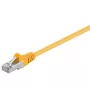 RB-LAN Cat5e F/UTP (FTP) 1,5 m tinklo laidas, RJ-45 į RJ-45, geltonas