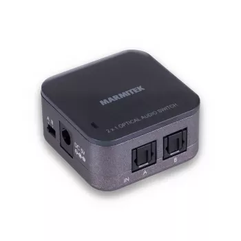 Marmitek Connect TS21 – optiminis jungiklis 2 į 1 iš – Toslink