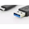 USB kabelis Digitus DK-300136-010-S USB 2.0 1 m USB C USB A Juoda