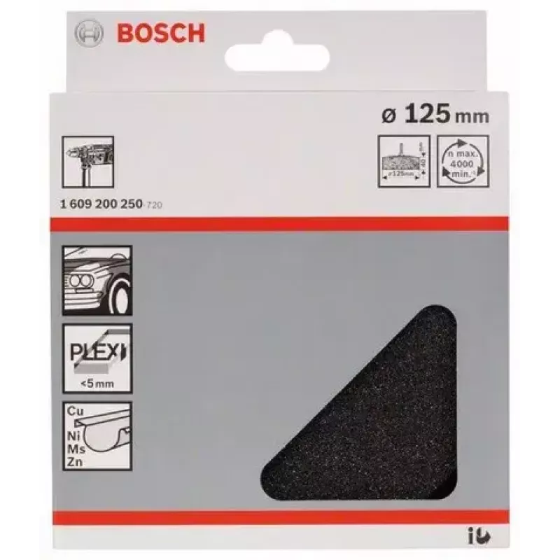 Bosch 1 609 200 250 poliravimo diskas 125 mm