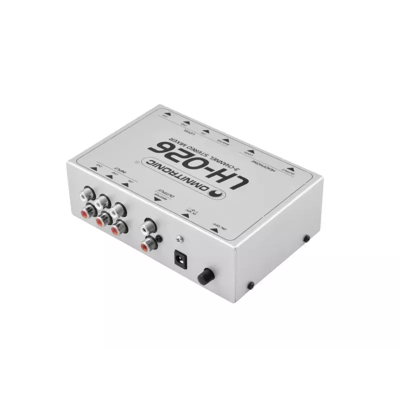 Audio maišytuvas Omnitronic 10355026 3 kanalai 20–20000 Hz Baltas