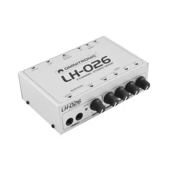 Audio maišytuvas Omnitronic 10355026 3 kanalai 20–20000 Hz Baltas