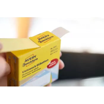 Lipnios apvalios etiketės Avery Zweckform 3855 – Žalios, nuolatiniai klijai, Ø 1,9 cm, 250 vnt.