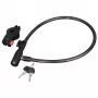 Hama 00178109 Dviračio spyna Juoda 650 mm Kabelinė spyna