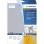 Lipni etiketė stačiakampė sidabrinė HERMA 4593