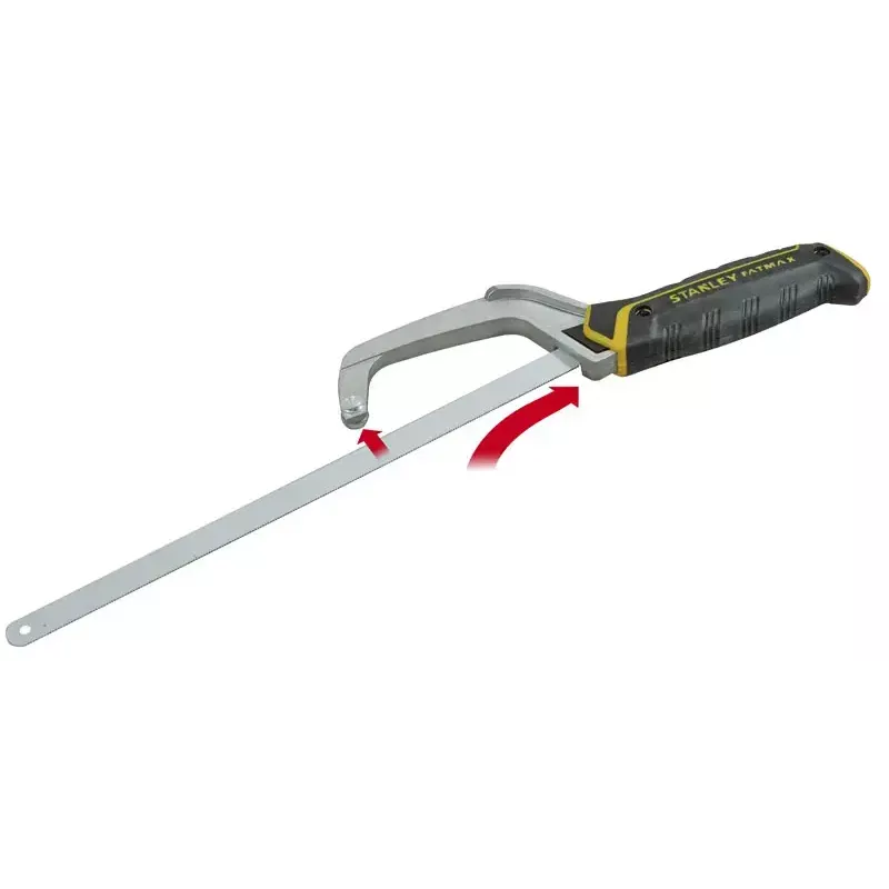 Pjūklas metalo Stanley 0-15-211 25 cm juoda geltona plastikinė rankena