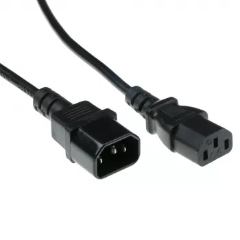 Maitinimo laidas C13 - C14 juodas 5 m ACT Powercord AK5032