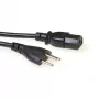 Maitinimo laidas ACT Powercord Swiss kištukas - C13 juodas 2,5 m