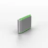 Lindy USB Type C prievadų blokatoriai (be rakto) – 10 vnt., žali