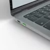 Lindy USB Type C prievadų blokatoriai (be rakto) – 10 vnt., žali