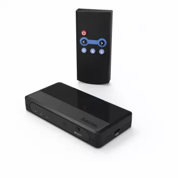 HDMI jungiklis Hama 00121760, juodas, 1080p, DTS-HD, Dolby Digital