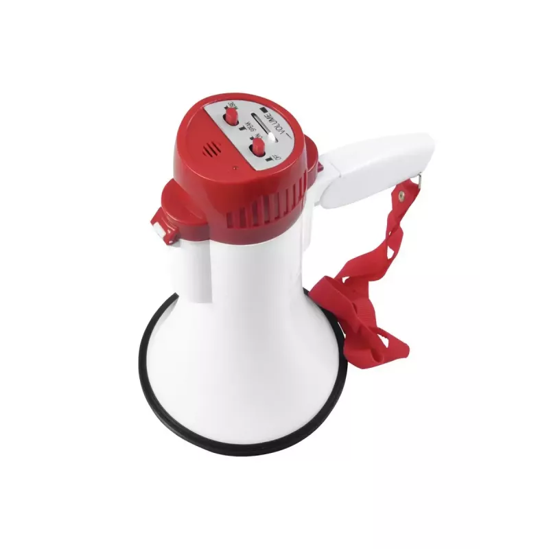 Megalofonas Omnitronic 80710920 vidaus/lauko 10 W raudonas baltas