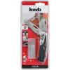 Daugiafunkcis peilis KWB 016910 su fiksuojančiu ašmeniu, juodas, Drop point