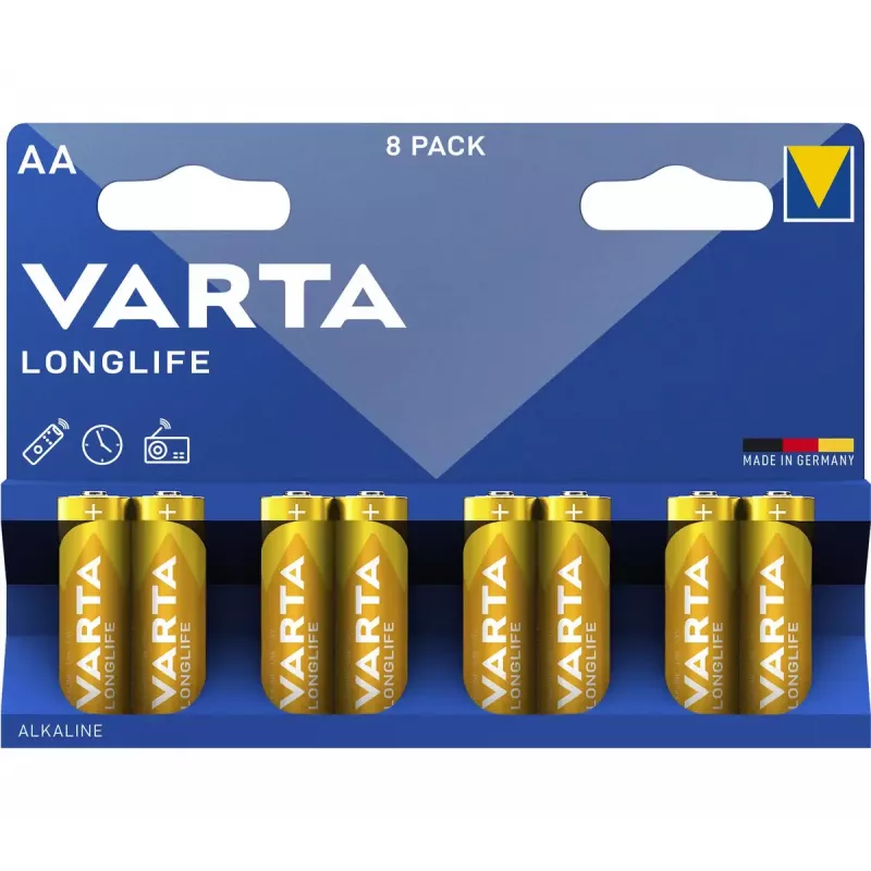Vienkartinė baterija Varta Longlife AA