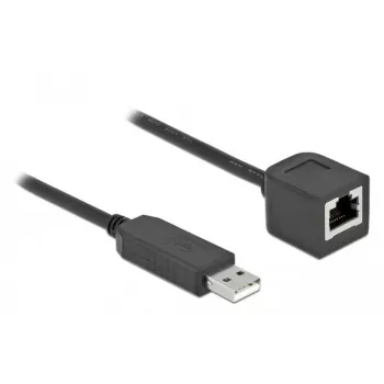 USB 2.0 į RS-232 RJ45 laidas DeLOCK 64164 1 m juodas