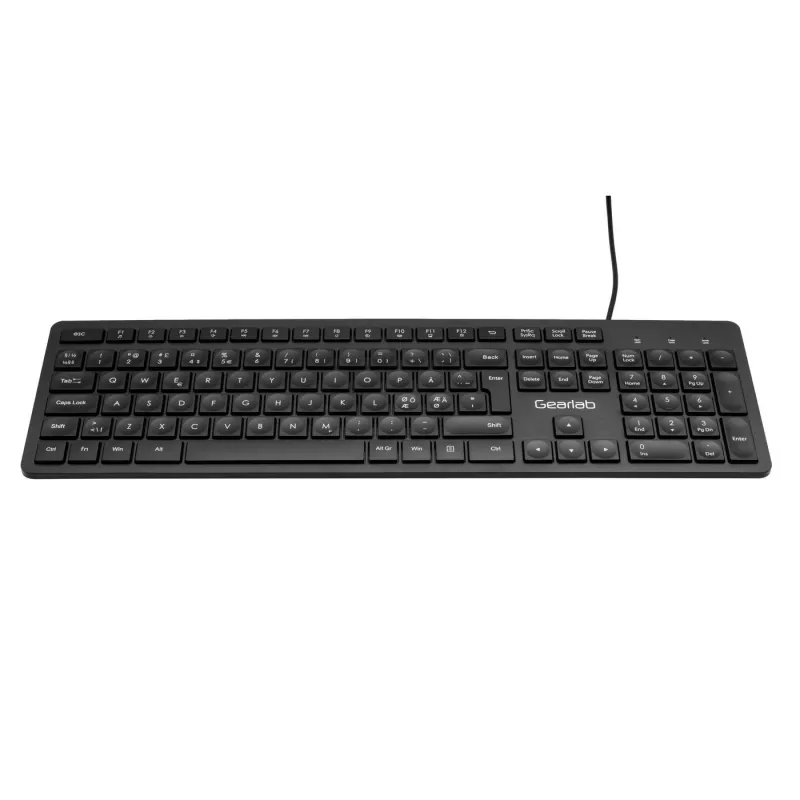 eSTUFF GLB211102 klaviatūra, Office, USB, QWERTY, šiaurietiškas išdėstymas, juoda