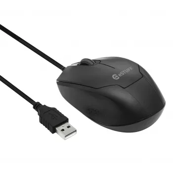 eSTUFF GLB213002 pelė Office Ambidextrous USB Type-A Optinė 1200 DPI