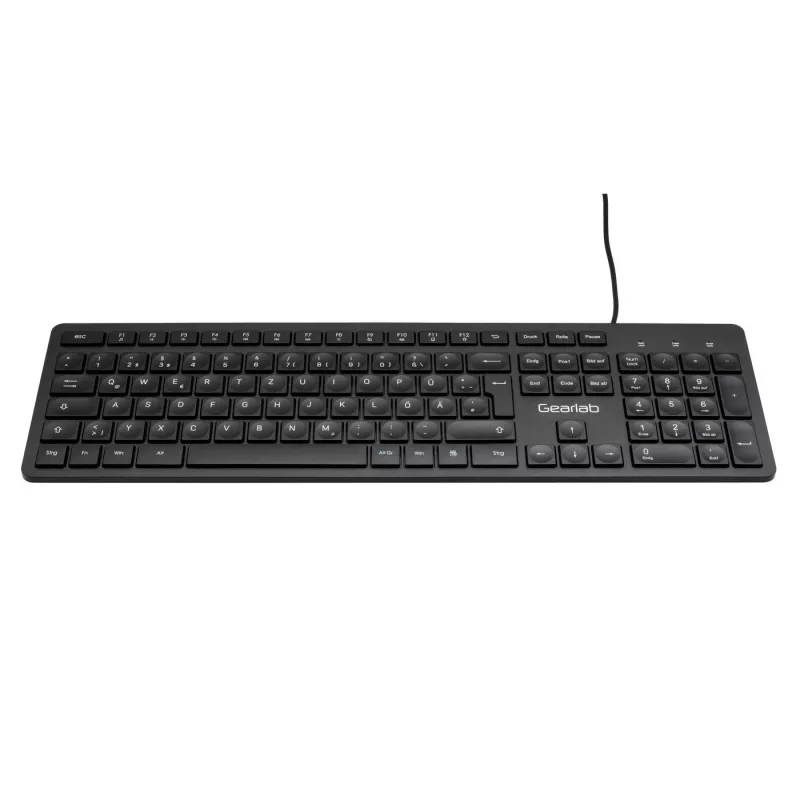 eSTUFF GLB211402 klaviatūra, biuro, USB, QWERTZ, vokiškas išdėstymas, juoda