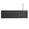eSTUFF GLB211402 klaviatūra, biuro, USB, QWERTZ, vokiškas išdėstymas, juoda