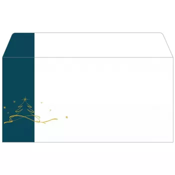 Vokas Sigel DU254 DL 110 x 220 mm Petrol White Yellow 50 vnt.