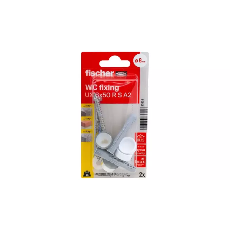 Varžtų ir kaiščių rinkinys Fischer 83628 plytoms ir betonui