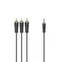 Hama 00205154 garso laidas 1,5 m 3,5 mm 3 x RCA juodas