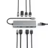Hama CONNECT2Media USB Type-C 9-uostų stotelė antracitinė 5000 Mbit/s
