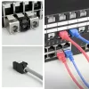 ACT Keystone Jack RJ45 CAT6 neekranuotas beįrankis su užraktu, juodas