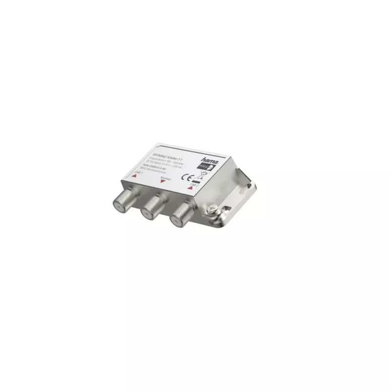 Satelitinis multiswitch Hama 00205289 2 įėjimai 1 išėjimas 20 dB