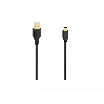 Hama 00074262 USB 2.0 laidas USB A – Mini-USB B, 0,75 m, juodas