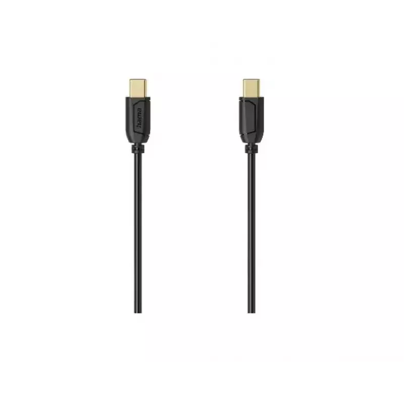 Hama 00074266 USB-C laidas USB 2.0 0,75 m juodas