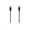Hama 00074266 USB-C laidas USB 2.0 0,75 m juodas