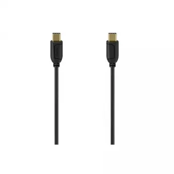 Hama 00074266 USB-C laidas USB 2.0 0,75 m juodas